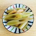 ボブナナ's cooksnap of when they made ふき、人参、蒲鉾の炒めもの.