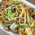 みのりっくす's cooksnap of when they made 豚肉とキャベツのにんにくバター醤油パスタ.