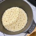 0hirune＋'s cooksnap of when they made ストウブで『玄米を炊く』.
