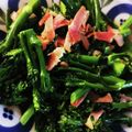 mmmksss's cooksnap of when they made 茎ブロッコリとベーコンのニンニク醤油炒め.
