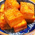 kurozata's cooksnap of when they made カリカリ甘辛厚揚げ <韓国料理>두부강정.