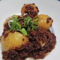 クックLWPMEV☆'s cooksnap of when they made 新じゃがの甘辛そぼろ.