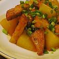 こてっち0224's cooksnap of when they made すごく簡単♪♪大根と野菜天ぷらの煮物　.