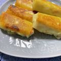 Faiza's cooksnap of when they made カニクリームコロッケ風春巻き☆.
