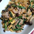 ukちーず☆'s cooksnap of when they made 超簡単！豚ニラ玉きのこの甘辛炒め！！.