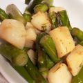 みーれお☆ママ's cooksnap of when they made 帆立とアスパラガスのバター醤油炒め.