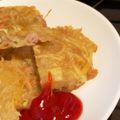 よしお03's cooksnap of when they made おさかなのソーセージでお手軽ガレット.