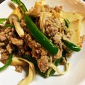 のえもゆ's cooksnap of when they made 焼き肉のたれで手抜き炒め☆簡単おつまみ.