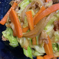ちょこりゅう's cooksnap of when they made めんつゆで！ほっともっと風★肉野菜炒め.