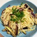 うっしー☆ハナコ's cooksnap of when they made ナスとツナ缶の和風パスタ.