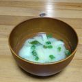 ちーまぐ's cooksnap of when they made かぶの葉と油揚げと豆腐の味噌汁.