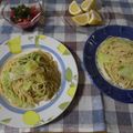 violets's cooksnap of when they made キャベツのアンチョビ塩麹スパゲティー.
