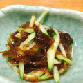 Emihann's cooksnap of when they made だしがきいてる♪きゅうりのもずく酢.