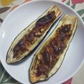 くネコまろす's cooksnap of when they made なすのボート風チーズグリル.