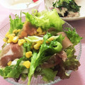 フジぽん's cooksnap of when they made レタスと生ハムのサラダ.