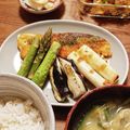 ハチワレねこ's cooksnap of when they made 鮭のみそチーズ焼き.