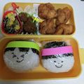 ここあおらぶ's cooksnap of when they made 運動会に！ハチマキくんおにぎり弁当.