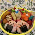 hime's cooksnap of when they made 簡単！年少さんの幼稚園おにぎり弁当♡.