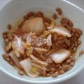 Nekozame's cooksnap of when they made 混ぜるだけ簡単♪キムチ納豆.
