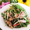 ゆるмαмα's cooksnap of when they made 水菜・ラディッシュ・くるみ・ツナのサラダ.