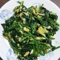 まん丸みかリン's cooksnap of when they made 超簡単！ほうれん草の卵とじ.