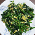まん丸みかリン's cooksnap of when they made 超簡単！ほうれん草の卵とじ.