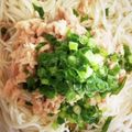 せいちゃんの女☆ミ's cooksnap of when they made 簡単アレンジ☆ツナと大葉の冷やしそうめん.