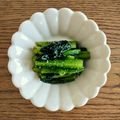 ことり会's cooksnap of when they made 混ぜるだけ♡あま〜い♡小松菜のおひたし.