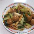 きらり流れ星's cooksnap of when they made 【動画】市販の肉団子とチンゲン菜で酢豚風.