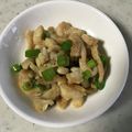 Ruriluru's cooksnap of when they made ☼カリカリ鶏皮のネギポン酢和え.
