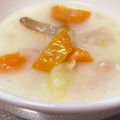 さっちゃん発酵おやつ's cooksnap of when they made お鍋ひとつで鮭の米粉クリームシチュー.