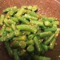 かずこ☆'s cooksnap of when they made いんげんor小松菜のピーナッツ和え♪.