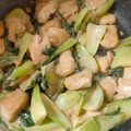 eriko617's cooksnap of when they made トリ胸とチンゲン菜のオイマヨ炒め.