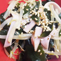 ブランシュkuu's cooksnap of when they made もやしとハムのナムル風和えもの.