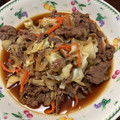 リンダA's cooksnap of when they made 簡単!すき焼きのタレでプルコギ風牛肉炒め.