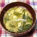 わたさな2016's cooksnap of when they made 超簡単たまたまレタスお味噌汁。.