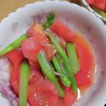 ちーちゃん★ママ's cooksnap of when they made トマト・新玉ねぎ・アスパラガスのマリネ.