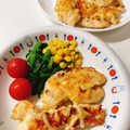 ここまり☆'s cooksnap of when they made 簡単 ささみチーズ焼きとほうれん草ソテー.