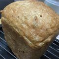 おかわりちょうだい♪'s cooksnap of when they made HBで全粒粉と胡桃♡食パン.