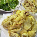 tkmtjk's cooksnap of when they made いかといかげその天ぷら.