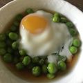 Yokchina's cooksnap of when they made 艶々♪グリーンピースの翡翠煮温玉のせ.