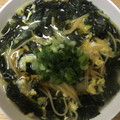 かおり♡♡♡'s cooksnap of when they made たまごとわかめのスープヌードル.