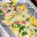 ごはん好きパンも好き's cooksnap of when they made 簡単♡スナップエンドウのチーズ焼き♬.