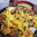 rumi_0508's cooksnap of when they made 揚げ物の残りで玉子とじ丼.