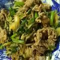aizu_po's cooksnap of when they made ピリ辛豚ニラもやし炒め.