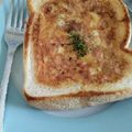 あんずりあん♡♡'s cooksnap of when they made ベーコン＊チーズ＊卵の❀朝食トースト.