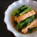 mxai's cooksnap of when they made 水なしで作れる！小松菜油揚げめんつゆ煮.