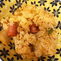 salymama's cooksnap of when they made キムチ炒飯　フライパン一つでパラパラに！.