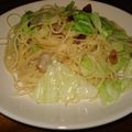 チーモナ's cooksnap of when they made 春キャベツとベーコンのぺペロンチーノ.