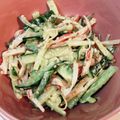 るかまる☆'s cooksnap of when they made 簡単！大根と人参のゴママヨ無限サラダ.